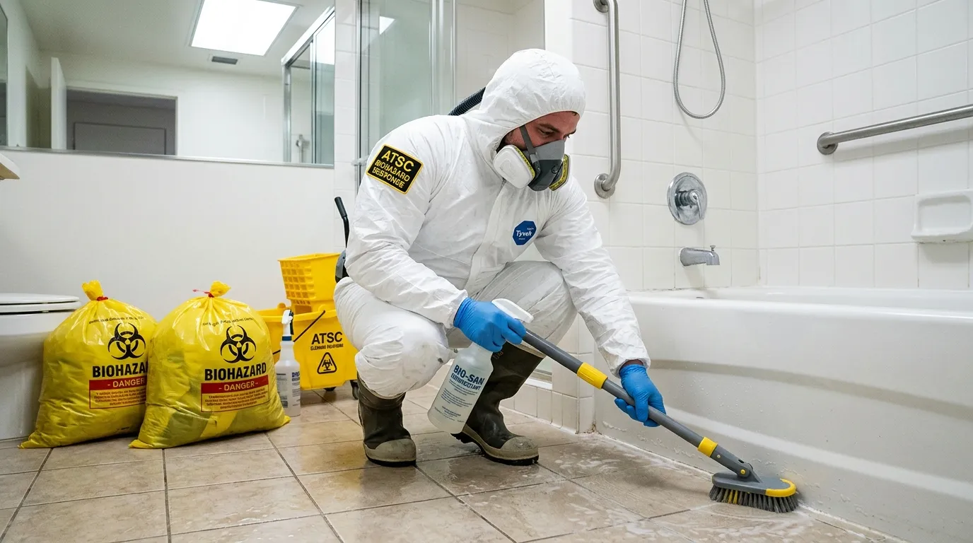 Decontamination equipment deployed for Blood Cleanup in Collegedale